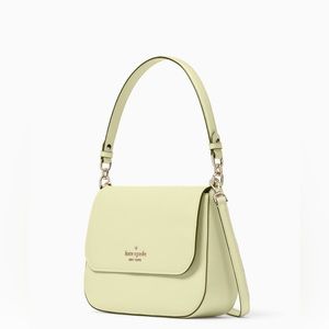 (MT125) NWT Kate Spade Staci Saffiano Leather Flap